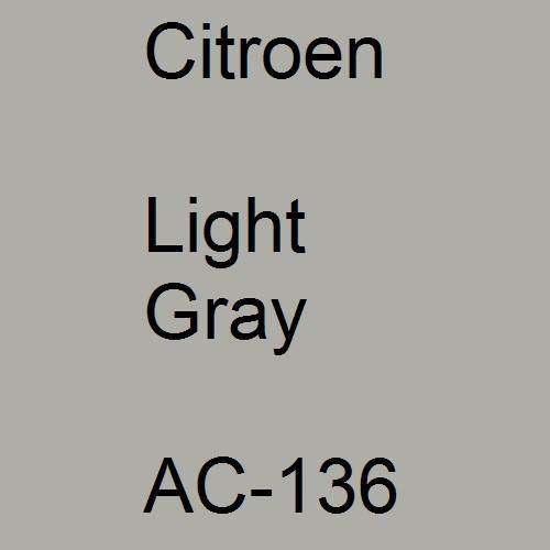 Citroen, Light Gray, AC-136.